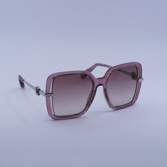 Roberto Cavalli SRC007 0D48 Sunglasses Pink Square Frame, Brown Lenses - Picture 5 of 11